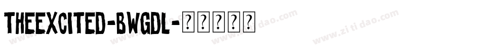 TheExcited-BWGdl字体转换