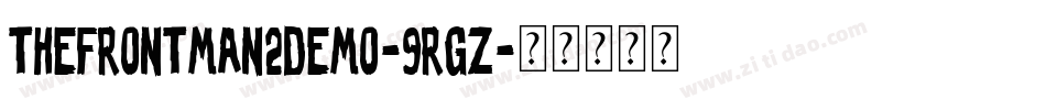 TheFrontman2Demo-9rGZ字体转换