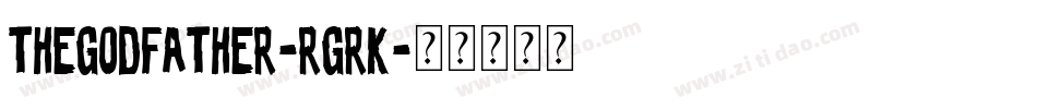 TheGodfather-rgRK字体转换