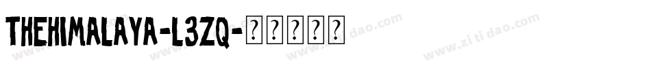 TheHimalaya-l3zq字体转换