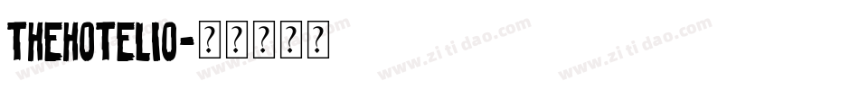 TheHotelio字体转换