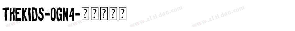 TheKids-OGn4字体转换
