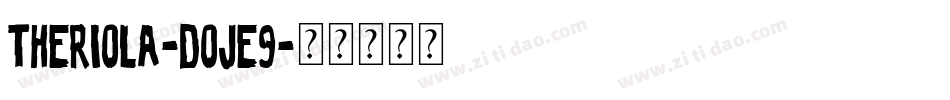 TheRiola-DOJe9字体转换