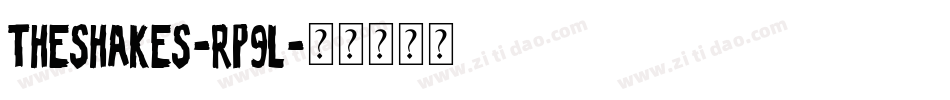 TheShakes-Rp9l字体转换