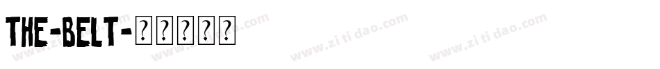 the-belt字体转换
