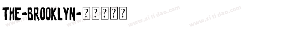 the-brooklyn字体转换