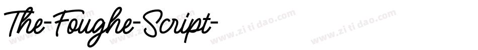 The-Foughe-Script字体转换