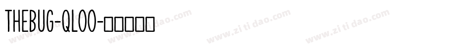 TheBug-qL00字体转换