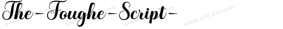 The-Foughe-Script字体转换