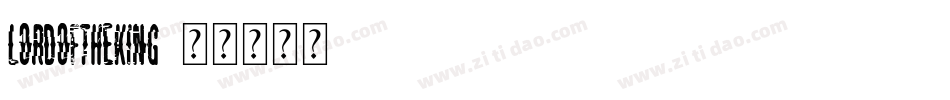 LordOfTheKing字体转换