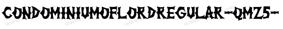 CondominiumOfLordRegular-qMz5字体转换