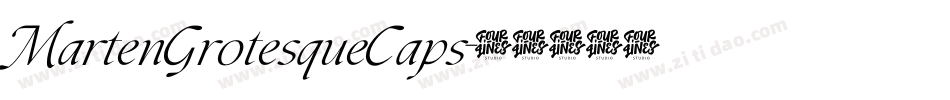 MartenGrotesqueCaps字体转换