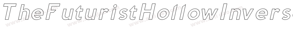 TheFuturistHollowInverse-JRpOB字体转换
