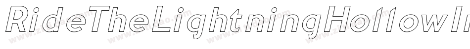 RideTheLightningHollowInver-511zL字体转换