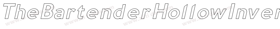 TheBartenderHollowInverse-ywLLq字体转换