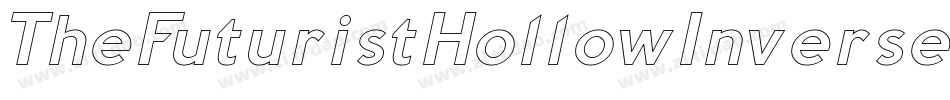 TheFuturistHollowInverse-JRpOB字体转换