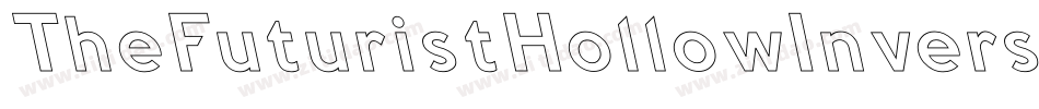 TheFuturistHollowInverse-JRpOB字体转换