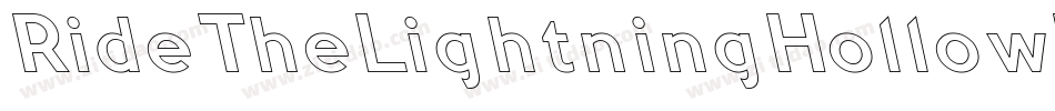 RideTheLightningHollowInver-511zL字体转换