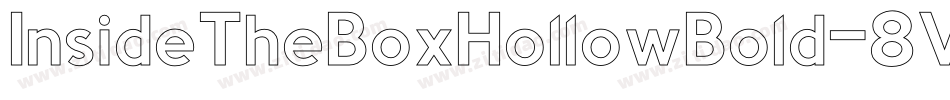 InsideTheBoxHollowBold-8Vq2字体转换