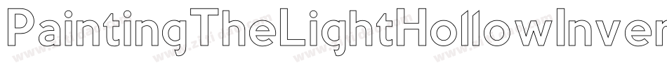 PaintingTheLightHollowInver-xEYK字体转换