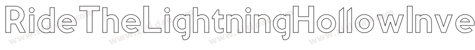 RideTheLightningHollowInver-511zL字体转换