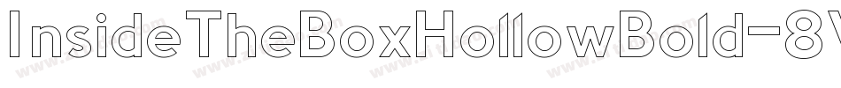 InsideTheBoxHollowBold-8Vq2字体转换