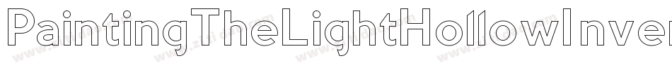 PaintingTheLightHollowInver-xEYK字体转换