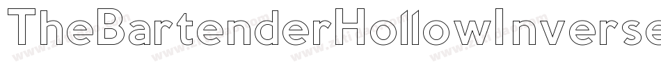 TheBartenderHollowInverse-ywLLq字体转换