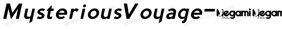 MysteriousVoyage字体转换 MysteriousVoyage字体转换