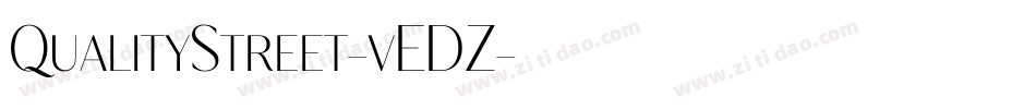 QualityStreet-vEDZ字体转换