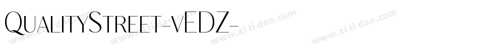 QualityStreet-vEDZ字体转换