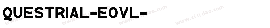 Questrial-eOvl字体转换