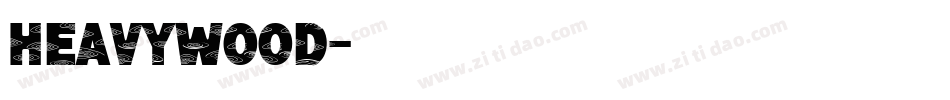 HeavyWood字体转换