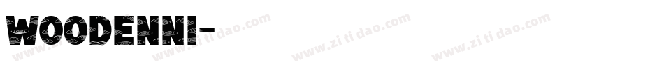 WOODENNI字体转换