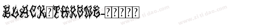 Black_Throne字体转换