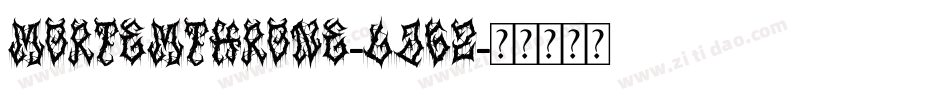 MortemThrone-LjgZ字体转换