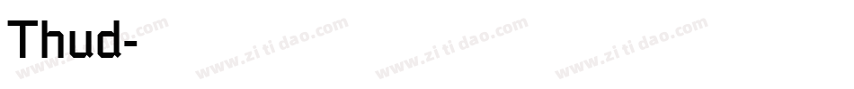 Thud字体转换