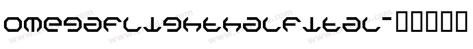 omegaflighthalfital字体转换
