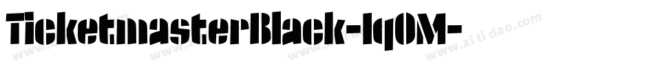 TicketmasterBlack-1qOM字体转换