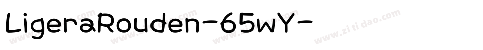 LigeraRouden-65wY字体转换