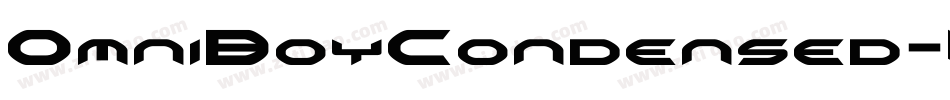 OmniBoyCondensed-1GPo4字体转换