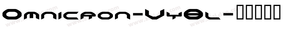 Omnicron-Vy8l字体转换