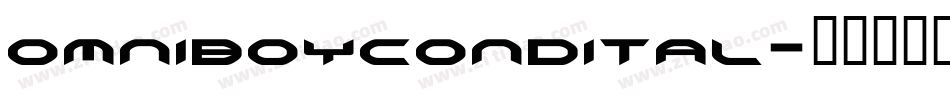 omniboycondital字体转换 omniboycondital字体转换