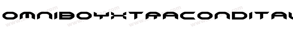 omniboyxtracondital字体转换