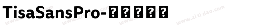 TisaSansPro字体转换