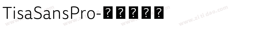 TisaSansPro字体转换