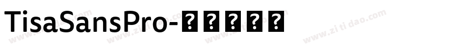 TisaSansPro字体转换