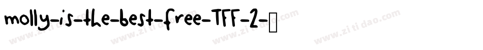 molly-is-the-best-free-TFF-2字体转换