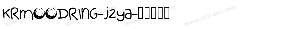 KrMoodRing-J2ya字体转换