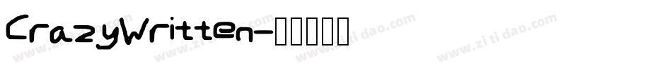 CrazyWritten字体转换